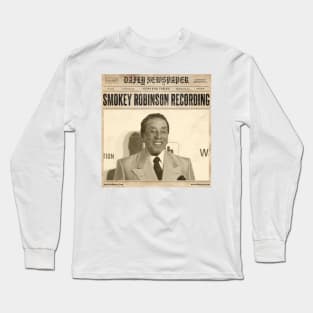 Smokey Robinson The King Of Motown Long Sleeve T-Shirt